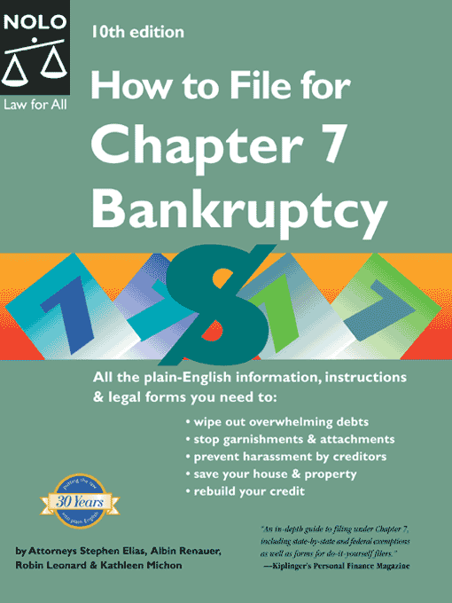Title details for How to File for Chapter 7 Bankruptcy by Stephen Elias - Available